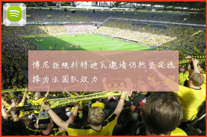 博尼拒绝科特迪瓦邀请仍然坚定选择为法国队效力